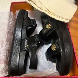 Tory Burch Black Kira Sport Sandals